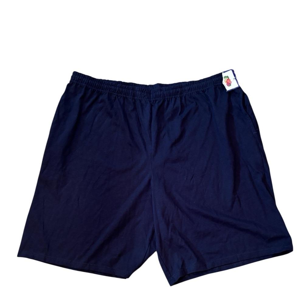Fruit of the Loom Men’s Cotton Athletic Shorts Navy Blue Size 2XL New with Tags
